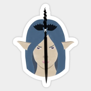 Black Crystal Sword & Nihal Sticker